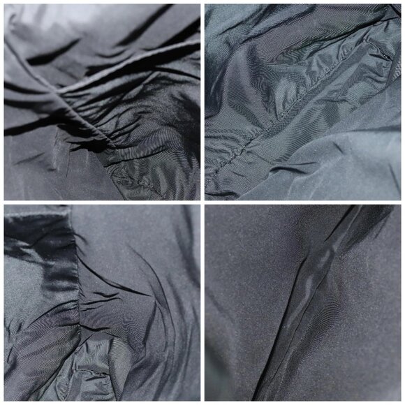 CHANEL New Travel Line Backpack Nylon Beige Black CC Auth kk472 - Picture 15 of 16